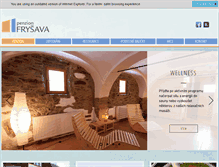 Tablet Screenshot of penzionfrysava.cz